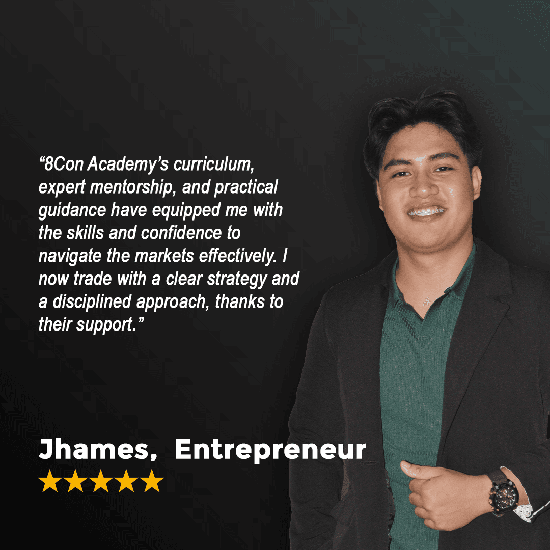 Jhames — 8Con Academy graduate testimonial